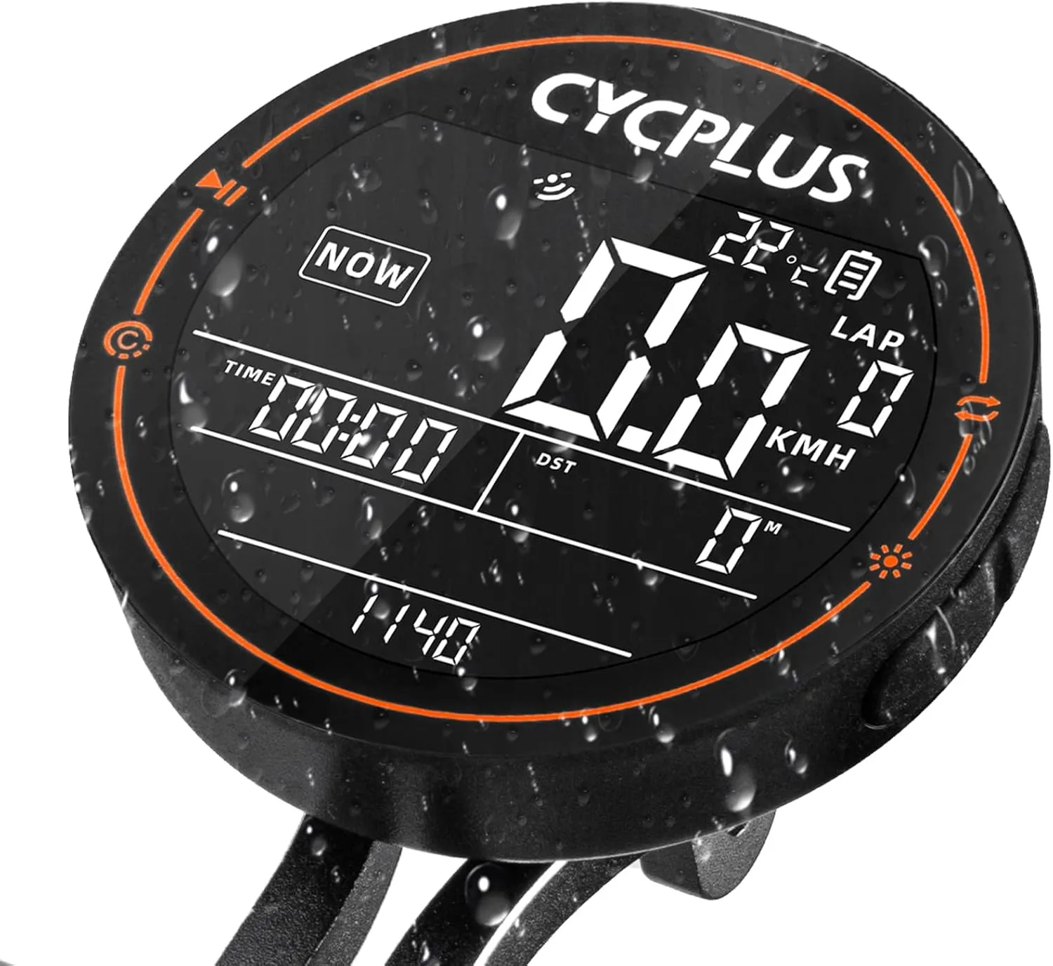 ROCKBROS Bike Computer Wireless GPS Accurate Bike Speedometer with Bluetooth Mini Cycling Computer IPX6 Waterproof ANT  Bicycle Odometer with Automatic Backlight 2.5" LCD Screen and Larger Battery