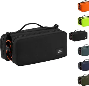 ROCKBROS Bike Top Tube Bag, Lightweight Bike Frame Bag, Waterproof Bicycle Bag, 2L Capacity Bike Storage Bag