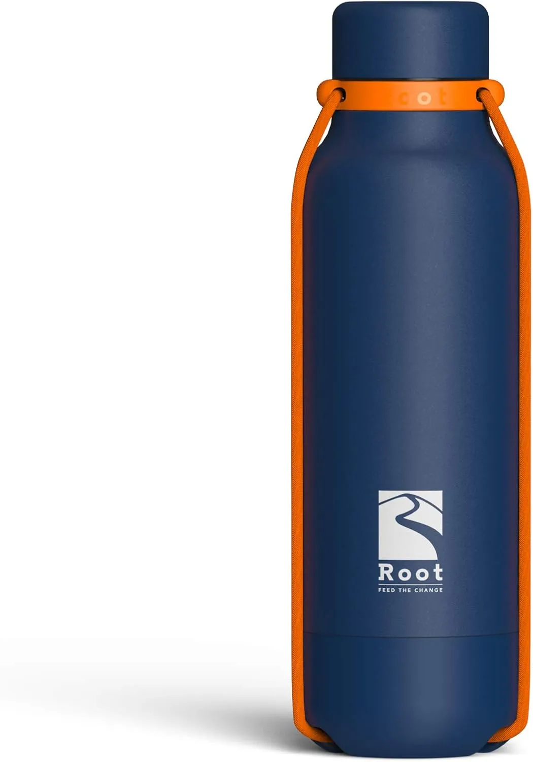 Root FTC Bottle Thermal Flask Stainless Steel Double Wall, Anti Drop Cap, Shockproof Bottom, Bungee Cords, 530 ml, 700 ml and 940 ml - Hot (20h) / Cold (24h)