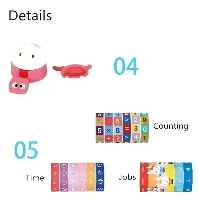 Rotating Occupation Educational Sipper Bottle (400 ml)