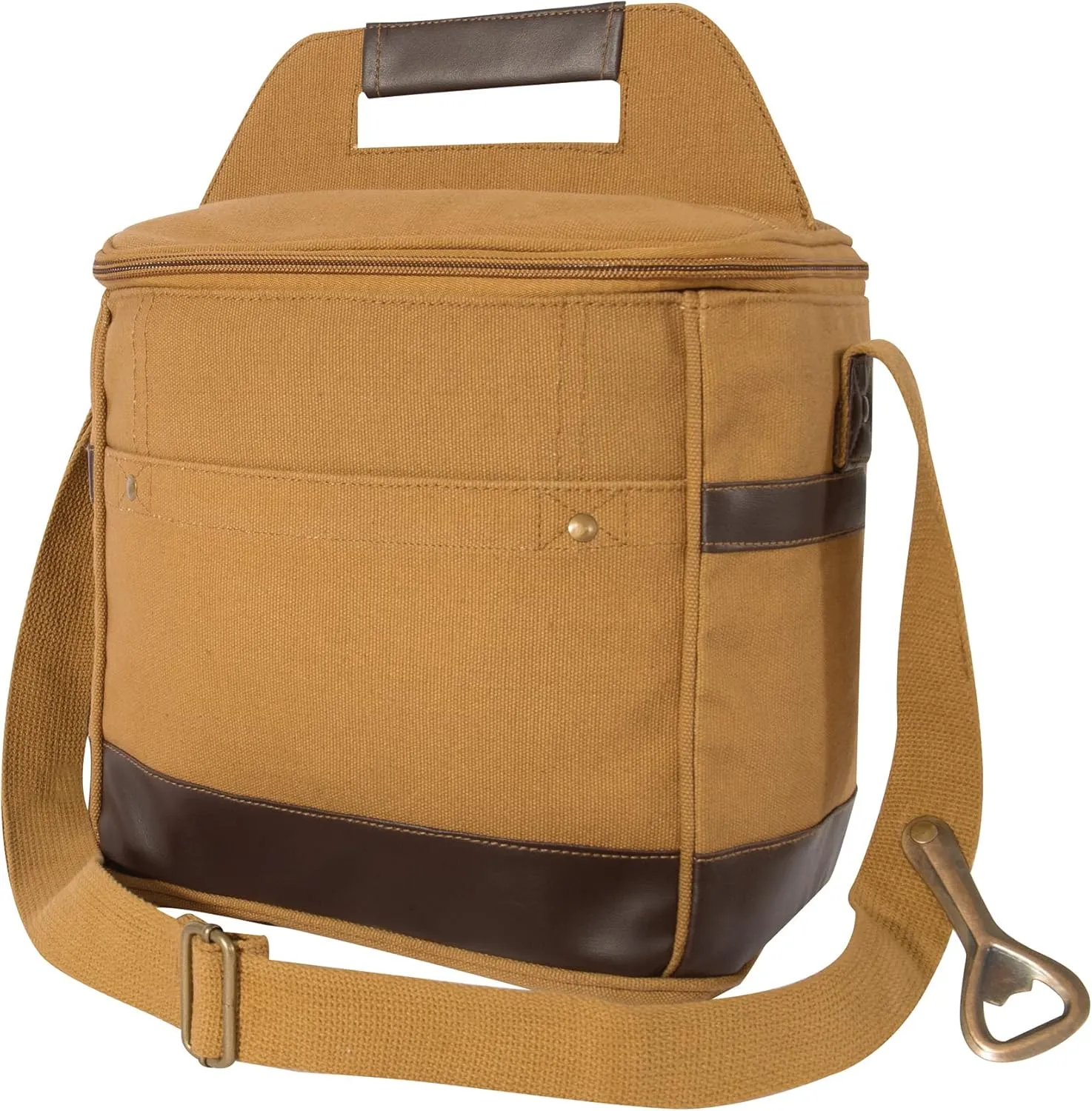 Rothco Canvas Insulated Cooler Bag - Keep Drinks Cold On The Go
