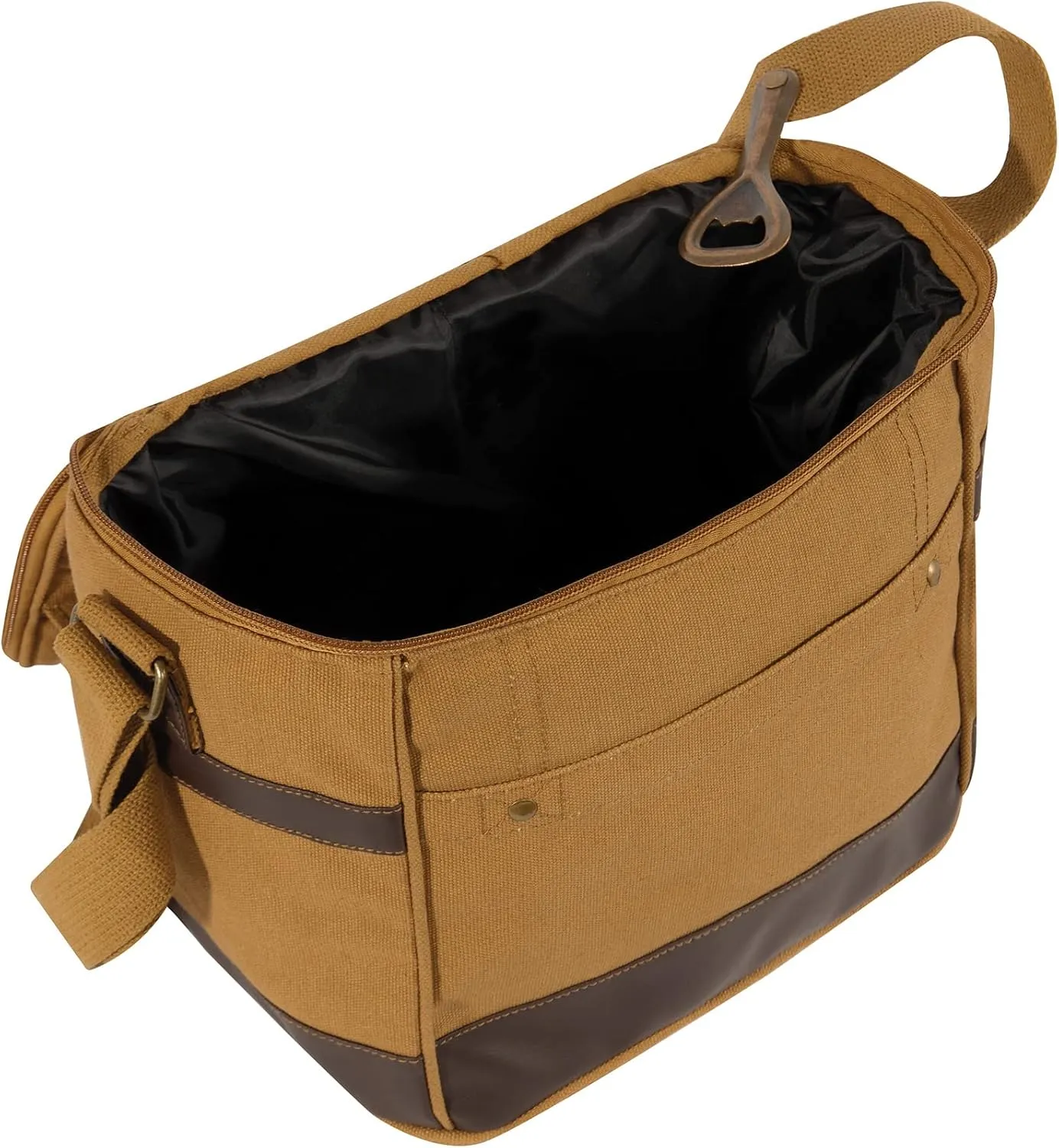 Rothco Canvas Insulated Cooler Bag - Keep Drinks Cold On The Go