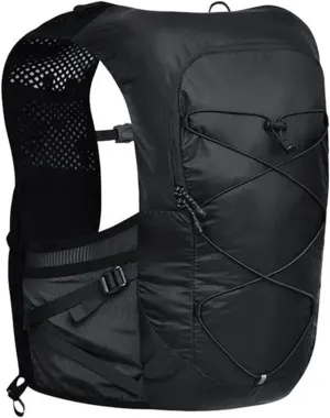 Running Vest for Men & Women, Lightweight Hydration Pack, Adjustable, Insulated Backpack with Water Bag Running, Hiking, Cycling (Black)
