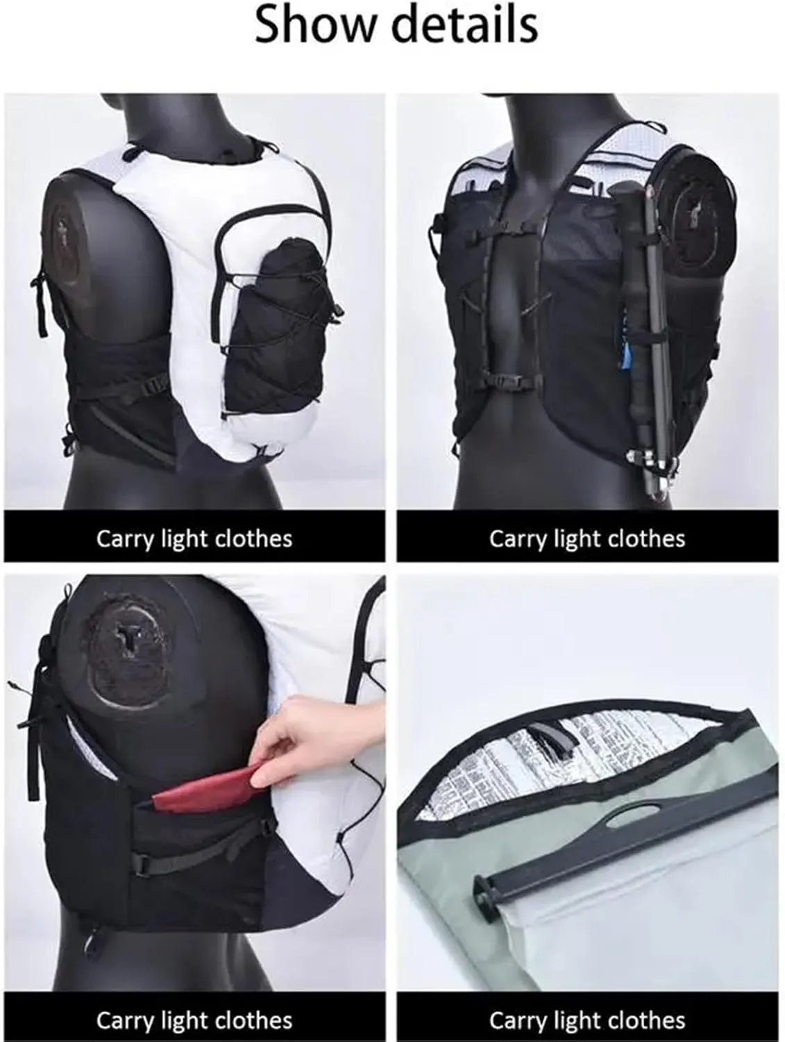Running Vest Running Hydration Vest Running Backpack Hiking Outdoor Hydration Pack Vest Running Vest Insulated Backpack Hydration Bag for Running