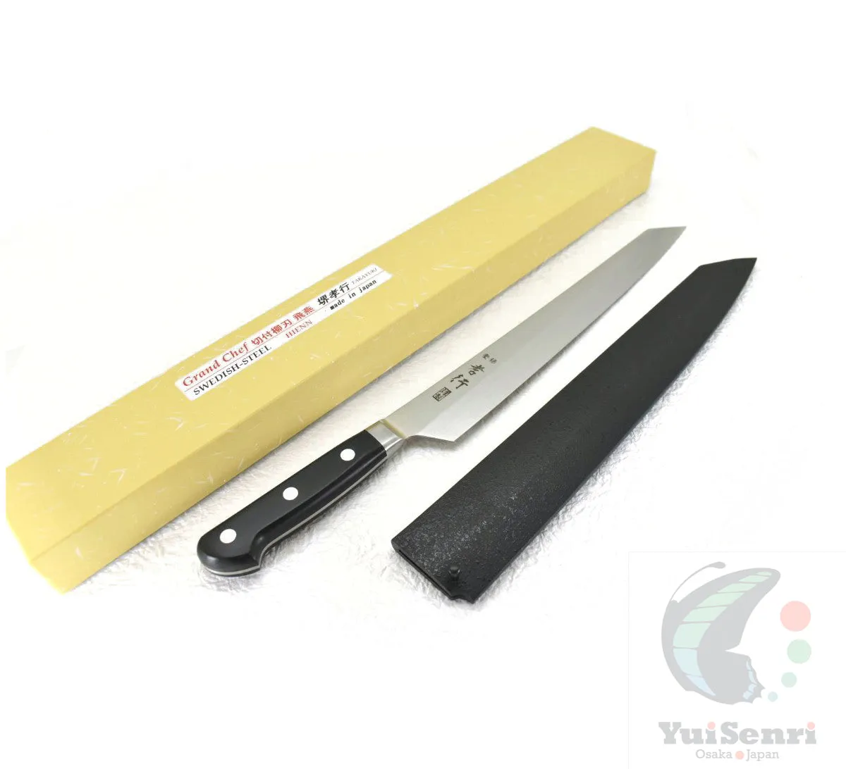 Sakai Takayuki GRAND CHEF Stainless Hien Kiritsuke Yanagiba 300 mm