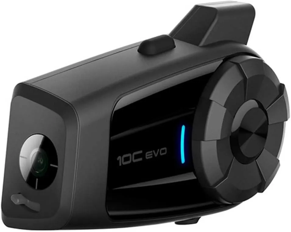 Sena 10C EVO Motorcycle Bluetooth Camera & Communication System with HD Speakers