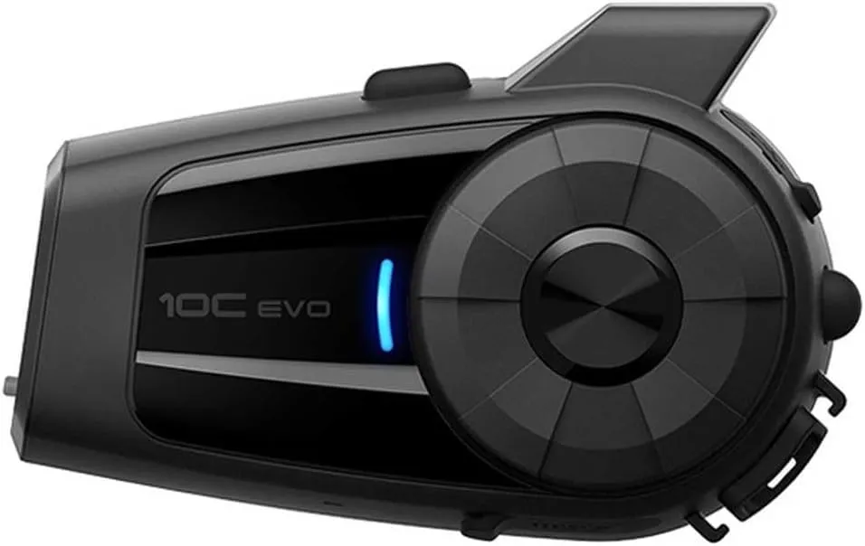Sena 10C EVO Motorcycle Bluetooth Camera & Communication System with HD Speakers