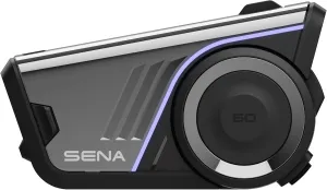 Sena 60S Motorcycle Communication Headset with Wave, Mesh, and Bluetooth Intercom, 2nd Generation Sound by Harman Kardon, Dual Pack