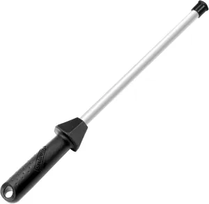 SHARPAL 118H Ceramic Honing Rod - Professional Knife Sharpener Steel, Ceramic Sharpening Rod for Kitchen Knives, Built-in Angle Guide, Anti-Break Cap, Durable Sharpening Stick
