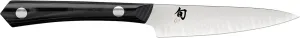 Shun Narukami 4" Paring Knife, Handcrafted Japanese Vegetable & Fruit Knife, Blue II Carbon Steel Core and San Mai Stainless Steel Cladding, Micarta Handle, Small Kitchen Tool