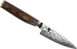 Shun Premier 4" Paring Knife w/Tsuchime Damascus Steel Blade