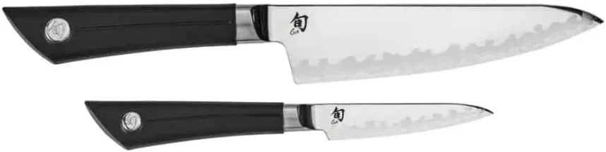 Shun Sora VB0706 8 inch Chef Knife & VB0700 3.5" Pairing Knife NSF Certified Cutlery Handcrafted in Japan