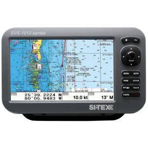 SI-TEX SVS-1010CE 10&quot; Chartplotter w-External GPS Antenna & Navionics  Card