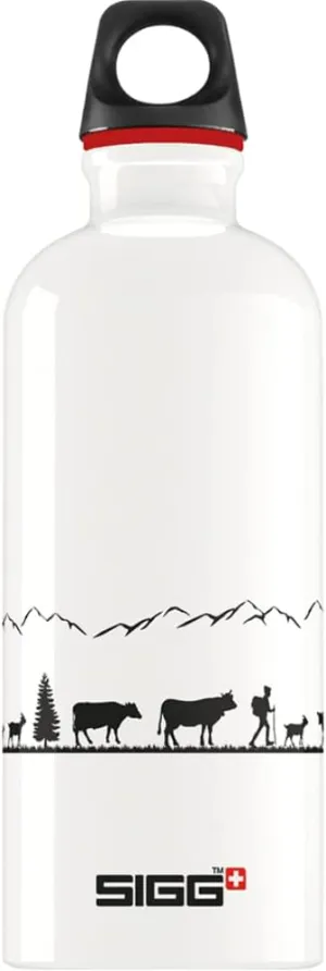 SIGG - Recycled Metal Water Bottle - Traveller - Made in Switzerland - Carbonated Drinks - BPA-Free - 20 Oz
