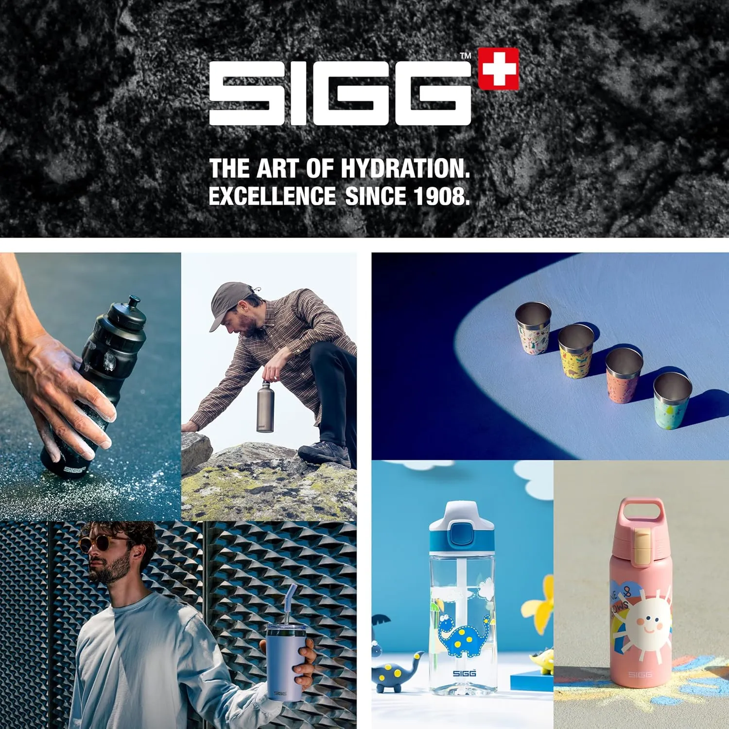 SIGG - Shield Therm- Stainless Steel Insulated Water Bottle - Carbonated Drinks, Leakproof, BPA Free, Recycled, 25, 34Oz