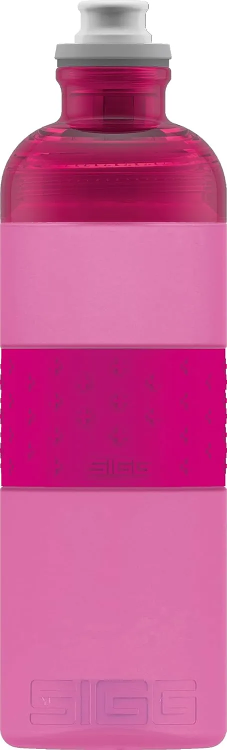SIGG - Sports Water Bottle - Hero Berry - Squeezable - Leakproof - Lightweight - Dishwasher Safe - BPA Free - Pink - 20 Oz
