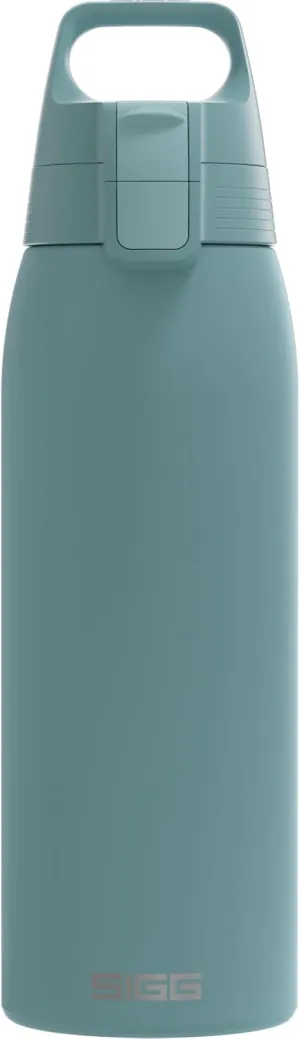 SIGG - Stainless Steel Drinking Bottle - Shield ONE Morning Blue - Suitable for Carbonated Drinks - Leak-Proof - Feather-Light - BPA-Free - Outdoor & Fitness - 34 Oz