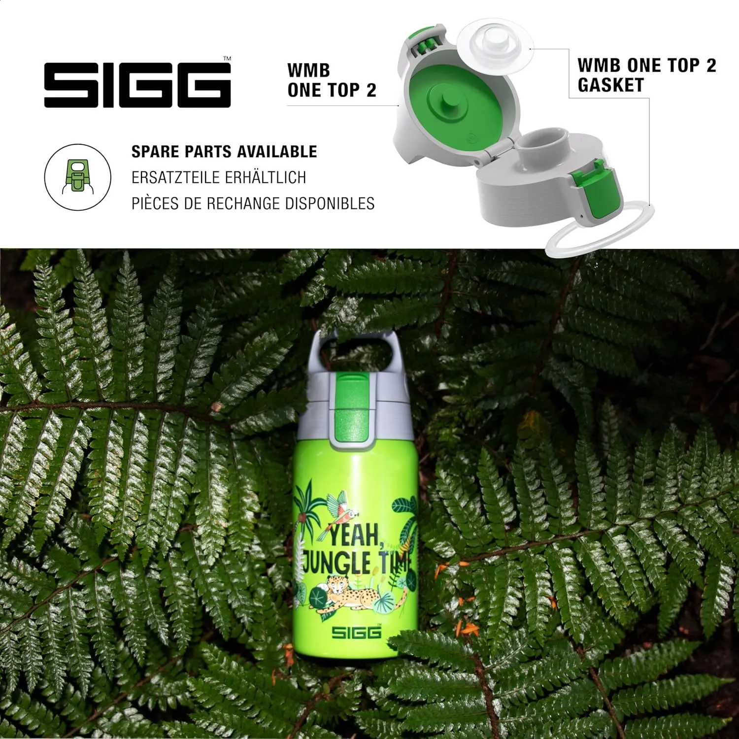 SIGG - Stainless Steel Kids Bottle - Shield One - Suitable For Carbonated Beverages - 17 Oz