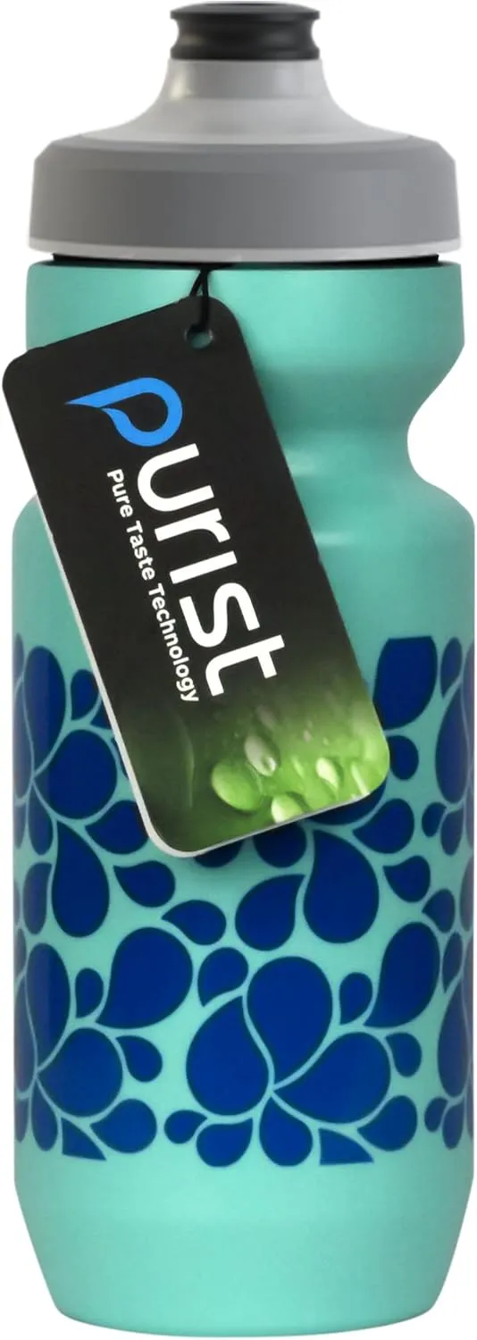 Simply Pure Purist 22 Oz BPA-Free, Sport & Bike Squeeze Water Bottle by Specialized Bikes (Watergate Cap)