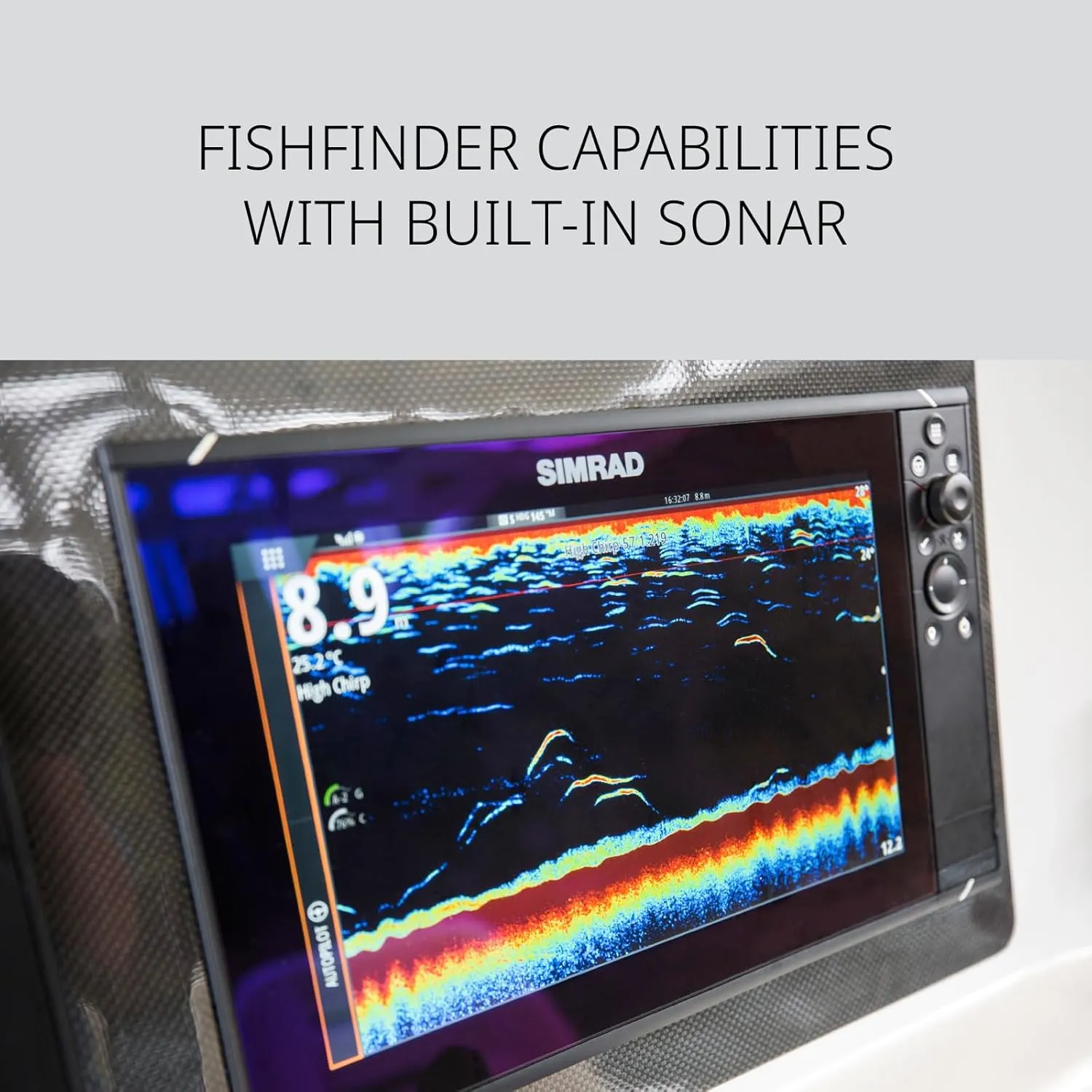 Simrad NSS Evo3S 9", 12" and 16" Multifunction Fish Finder Chartplotter with Preloaded C-MAP US Enhanced Charts