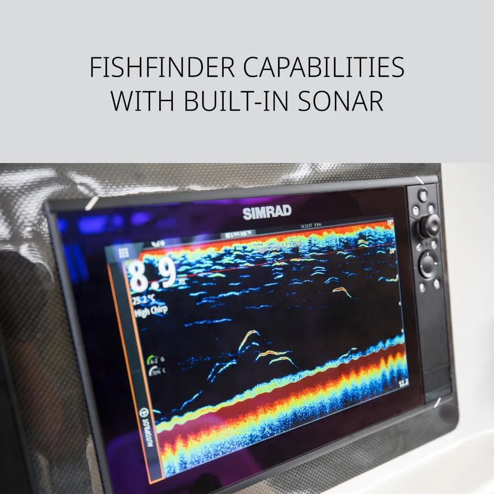 Simrad NSS Evo3S 9", 12" and 16" Multifunction Fish Finder Chartplotter with Preloaded C-MAP US Enhanced Charts