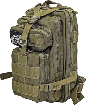 Sirius Tactical Backpack - 30L Capacity - Heavy Duty 900D Polyester - Hunting, Hiking or Camping Backpack – Military Backpack (Olive Drab)