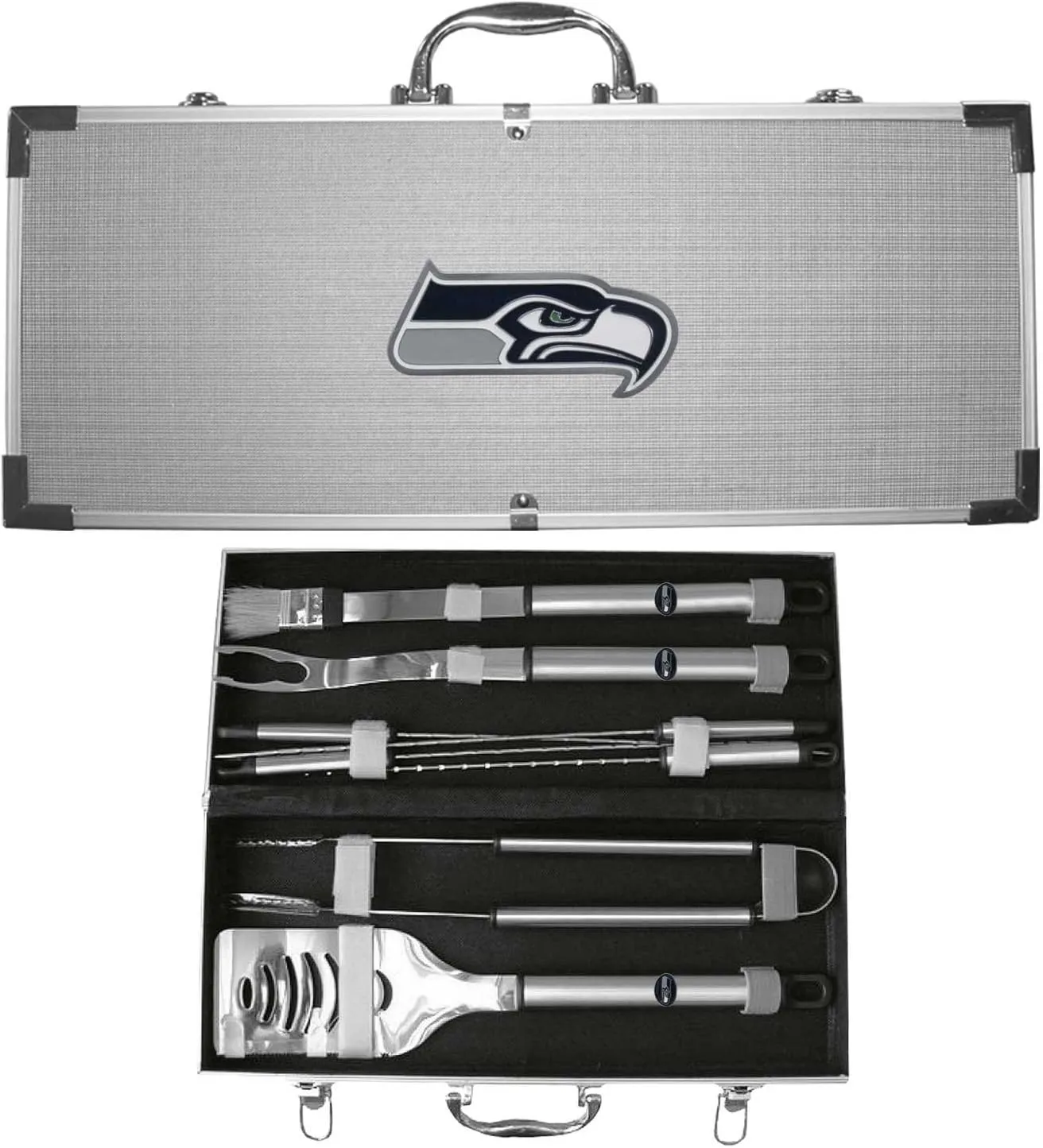 Siskiyou NFL 8 Piece BBQ Set with Case