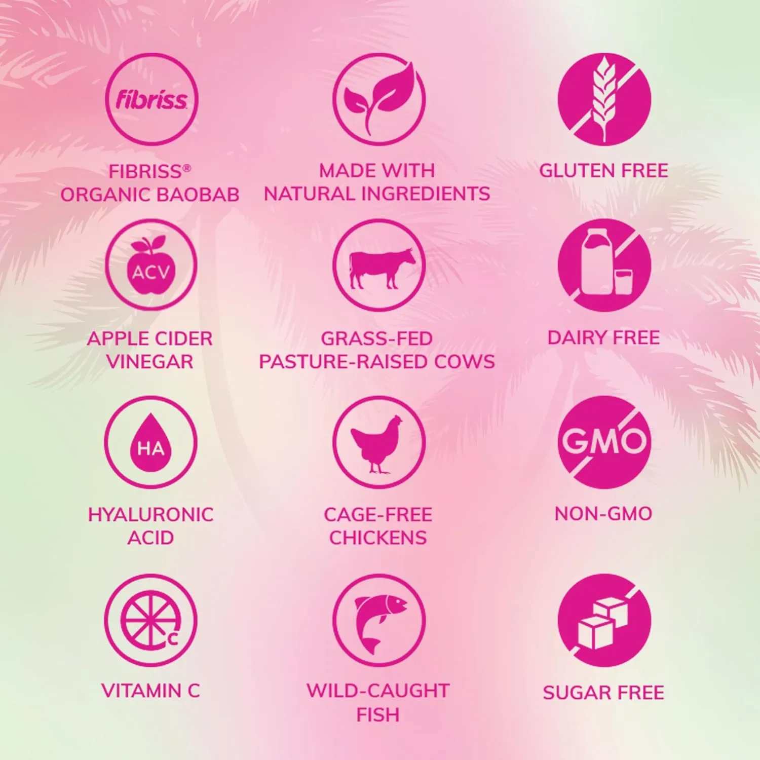 SkinnyFit - Super Youth, Strawberry Watermelon (30 Servings) - Multi Collagen Peptides Powder - Probiotics, Fiber, Hyaluronic Acid - Collagen for Women - Non GMO, Gluten Free, Sugar Free - Self Care