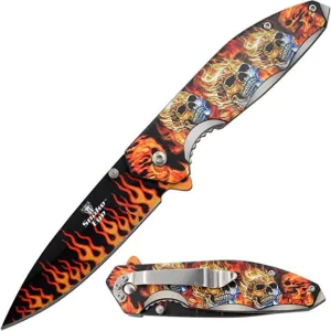 SKULL ON FIRE 1