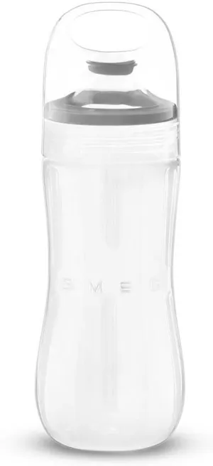 SMEG BGF03 Bottle to Go with Blades - Compatible with SMEG BLF03 Countertop Blender, 20 oz Capacity, Portable Smoothie & Juice Accessory for Busy Lifestyles, BPA-Free, Stainless Steel Blade Included