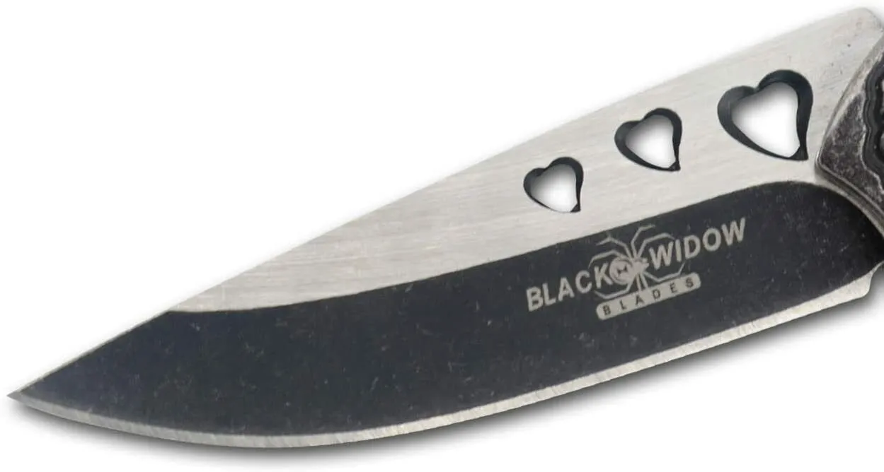 Snake Eye Tactical 7" Cupid Heart Ladies Valentines day Pocket Knife