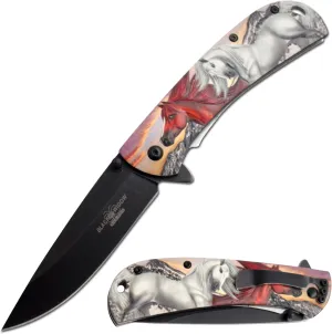 Snake Eye Tactical Assist |Heavy-Duty Pocket Knife Design Handle EDC | Camping Knife (H-1)