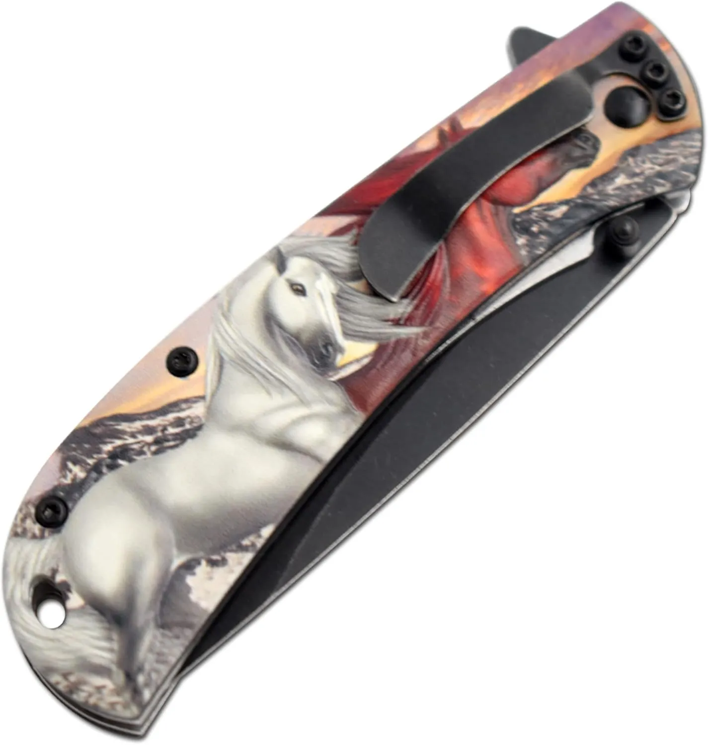 Snake Eye Tactical Assist |Heavy-Duty Pocket Knife Design Handle EDC | Camping Knife (H-1)