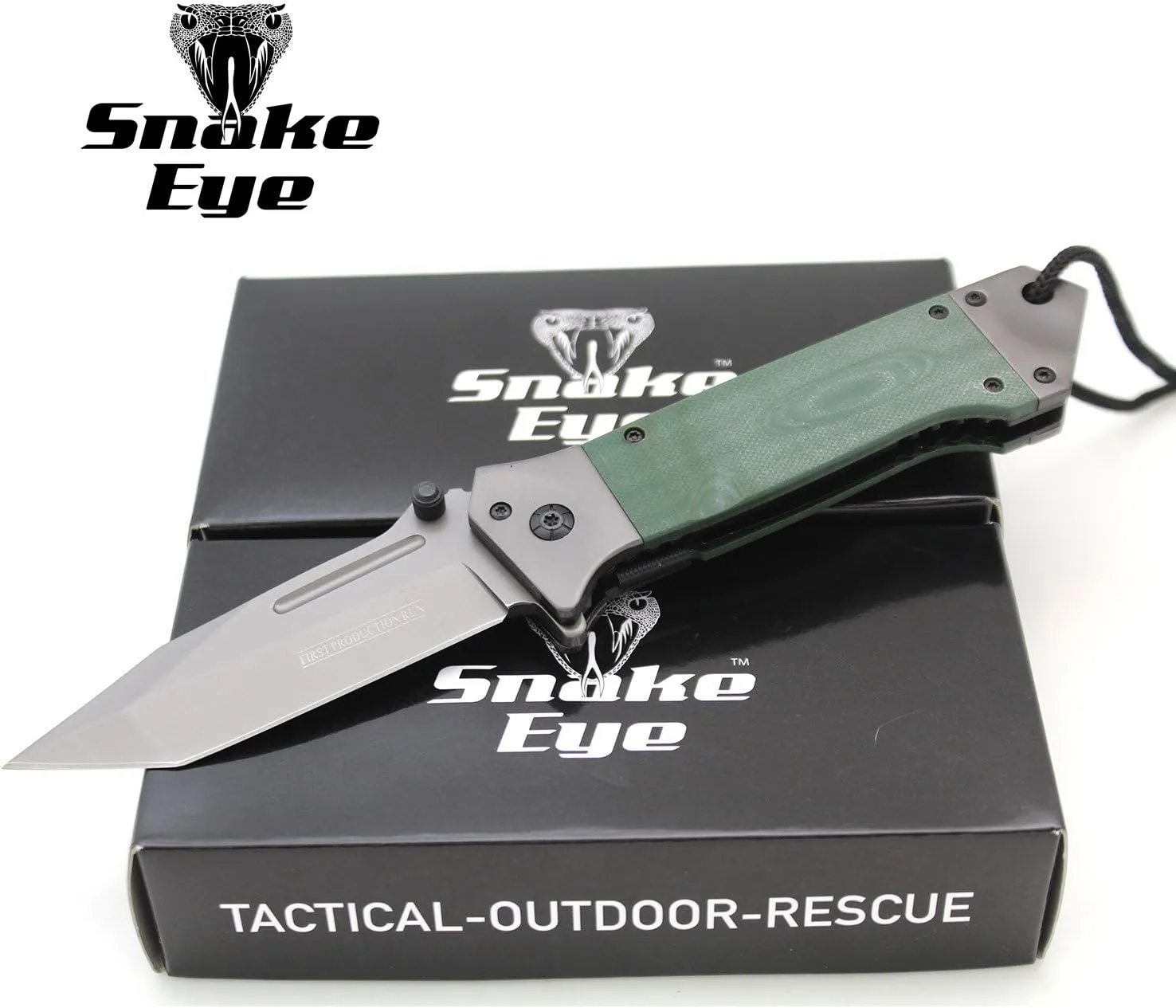 Snake Eye Tactical Heavy Duty Every Day Carry Folding Pocket Knife
