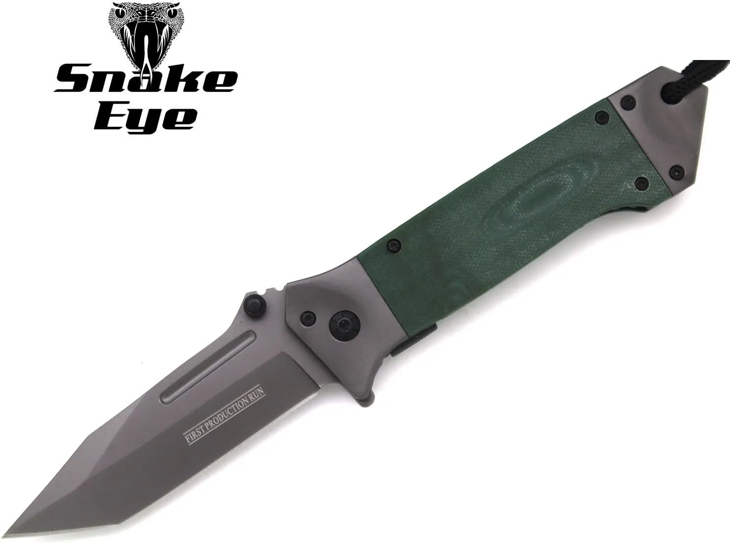 Snake Eye Tactical Heavy Duty Every Day Carry Folding Pocket Knife