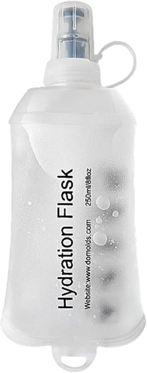 Soft Water Bottle - TPU Hydration Flask, Flexible Drinking Pouch | Lightweight Running Vest Water Bottle, Hiking Water Bladder with Heavy Duty Pressing, A Bottles