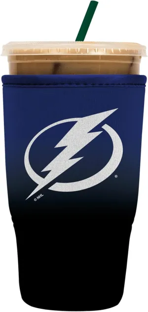 Sok It JavaSok NHL Iced Coffee & Cold Soda Insulated Neoprene Cup Sleeve (Tampa Bay Lightning, Large: 30-32oz)