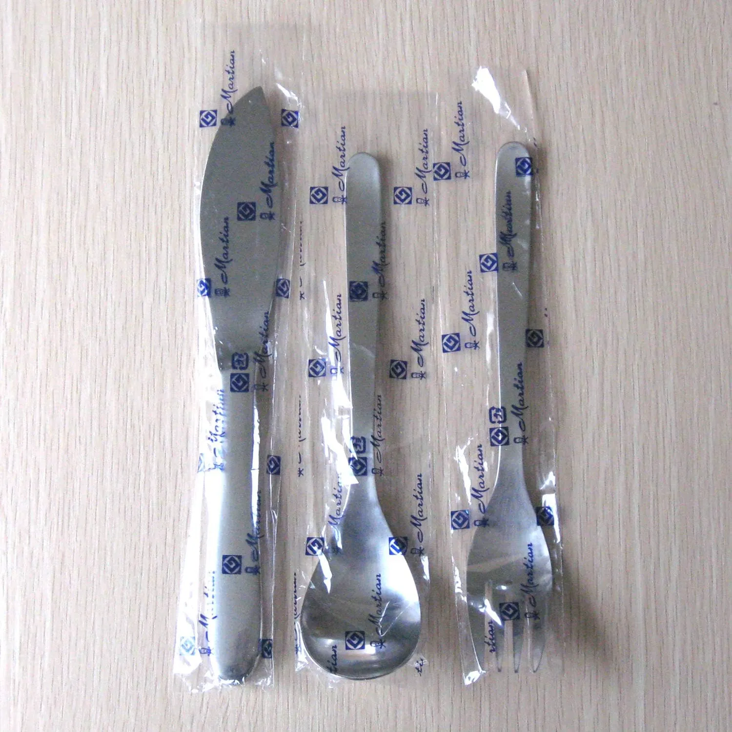 Sori Yanagi #1250 Dinner Cutlery Set, 3 Pieces, Knife, Spoon, Fork, Made in Japan