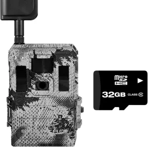 Spartan GoLive 2 M 4G LTE Multi-Carrier Live Stream Dual Blackout IR Trail Camera with 32GB SD Card, GL-V6EB