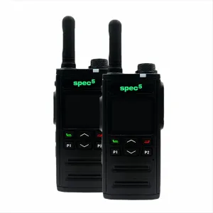 SpecFive Linx Push-to-Talk Radio – PoC Walkie Talkie with Zello App, 4G LTE   WiFi, GPS, Bluetooth, SIM Included – 24-Hour Standby, USB-C Charging, Android OS – Compact 2-Way Communication Device (2)