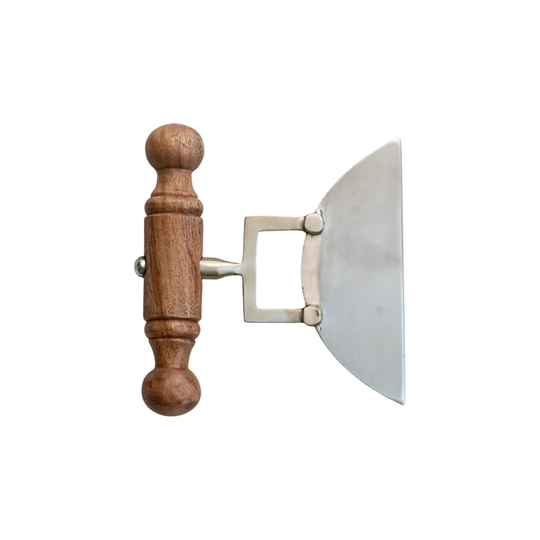 Stainless Steel and Wood Cheese Knife