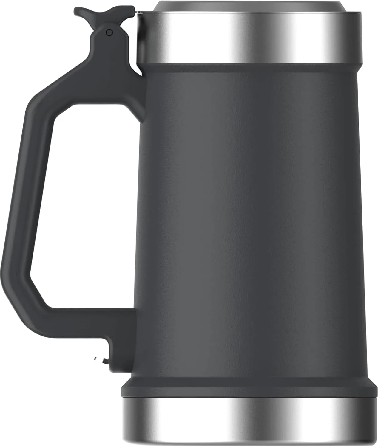 Stanley Classic Bottle Opener Beer Stein 24 oz | Flip Up Lid and Heavy Duty Handle with Built In Bottle Opener | Insulated Stainless Steel Beer Mug | BPA-Free | Cream Gloss