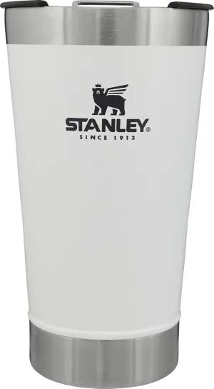 Stanley Stay-Chill Beer Pint 16 oz | Wide Mouth Lid | Built-In Bottle Opener | Beer Tumbler Cup | Insulated Stainless Steel Pint Glass | BPA-Free | Polar