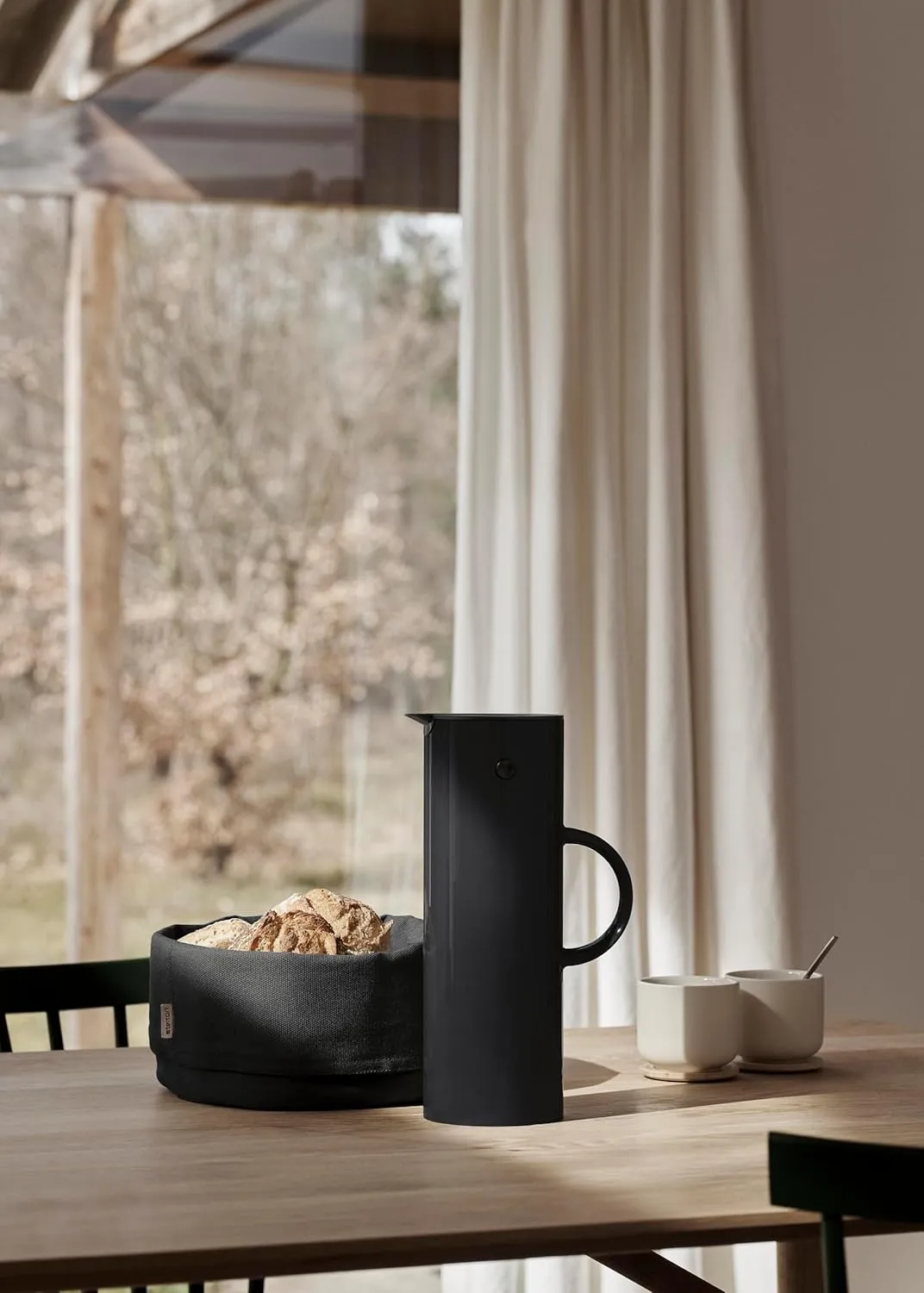 Stelton Bread Bag, large, black/black