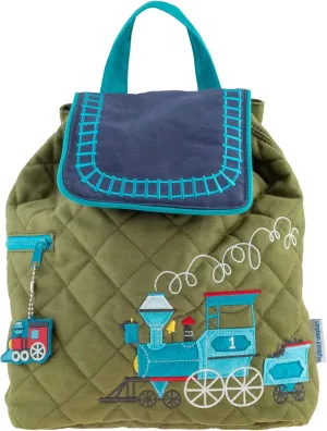 Stephen Joseph Boys' Train, One Size Quilted Backpack