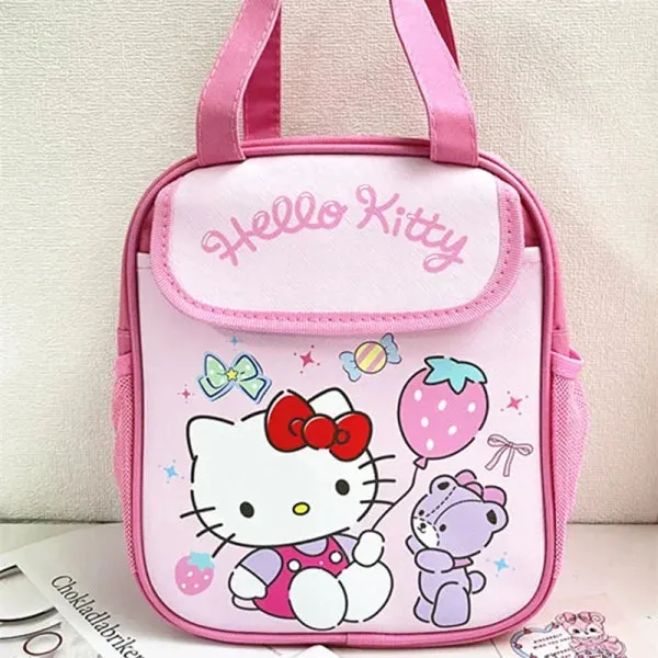Stitch Sanrio Kuromi Insulated Tote Lunch Bag - Reusable & Foldable Canvas