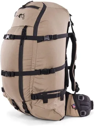 Stone Glacier Col 4800 Pack with Krux Frame, 4800 cu in, Hydration Compatible, Expandable Load Shelf, Tan, Short Large (50136-TN-L)
