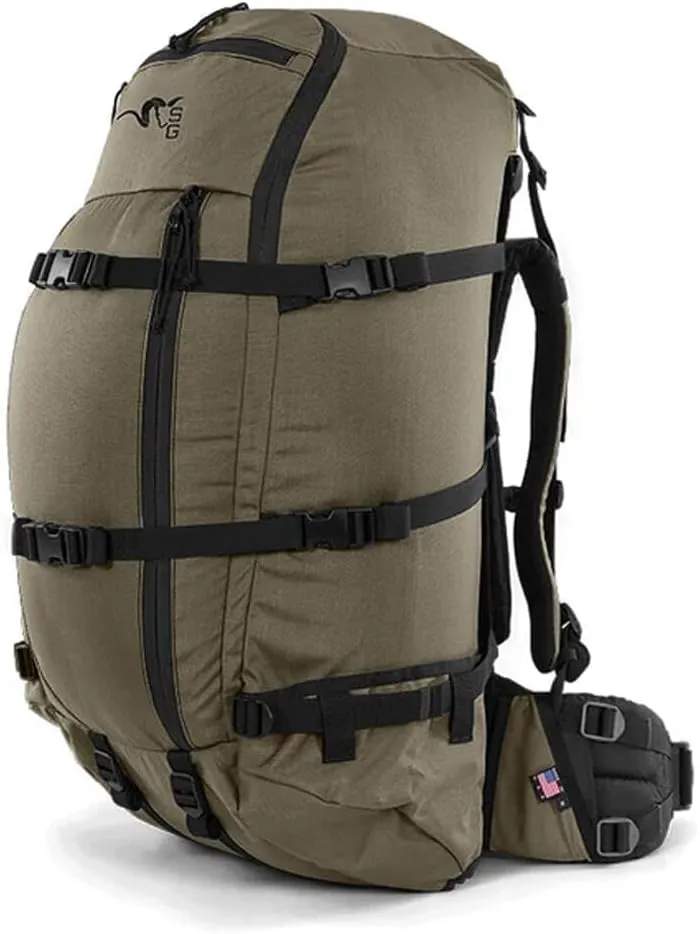 Stone Glacier Col 4800 Pack with Krux Frame, 4800 cu in, Ranger, Hydration Compatible, 150  lb Load, Cordura 500, Xpac Fabric (50136-RG-L)