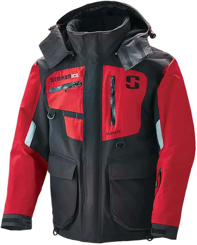 Striker Men’s Climate 3-in-1 Insulated, Waterproof Ice Fishing Jacket with Sureflote Flotation Technology
