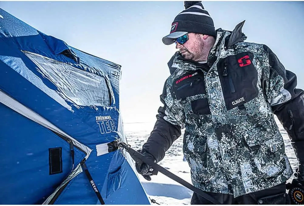 Striker Men’s Climate 3-in-1 Insulated, Waterproof Ice Fishing Jacket with Sureflote Flotation Technology